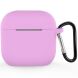 Защитный чехол Deexe Silicone Sleeve для Apple AirPods 4 - Light Purple (364411LV). Фото 1 из 11