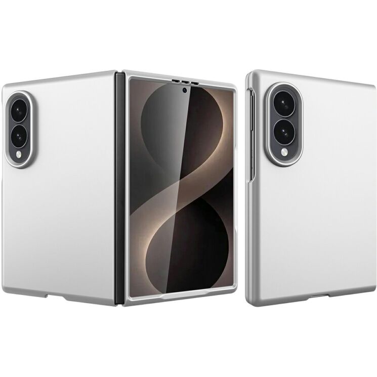 Захисний чохол Deexe Soft Touch Case (FF) для Samsung Galaxy Fold 8 - Silver: фото 1 з 6