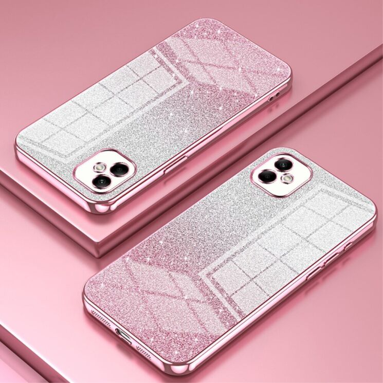 Защитный чехол Deexe Sparkles Cover для Samsung Galaxy A05 (A055) - Pink: фото 2 из 7