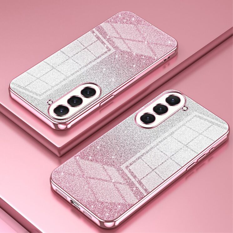 Защитный чехол Deexe Sparkles Cover для Samsung Galaxy S23 (S911) - Pink: фото 2 из 7