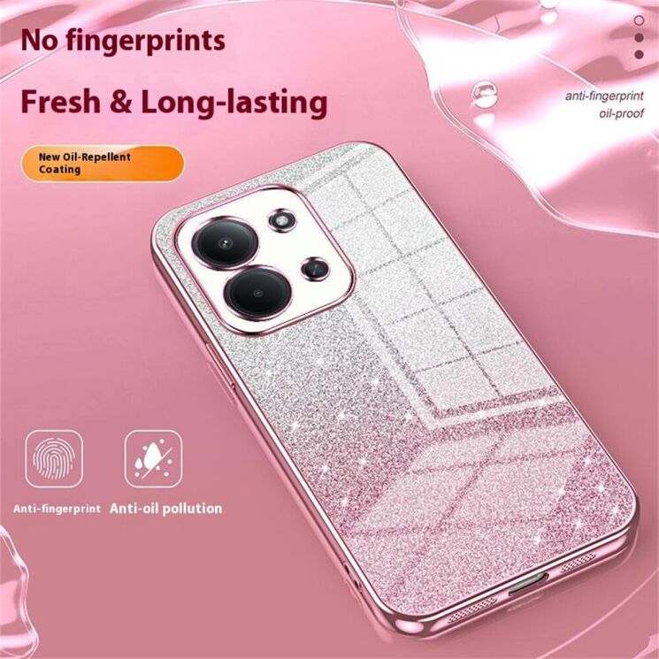 Защитный чехол Deexe Sparkles Cover для Xiaomi Redmi 15C / Poco C85 - Pink (386166P) Защитный чехол Deexe Sparkles Cover для Xiaomi Redmi 15C / Poco C85 - Pink: фото 4 из 7