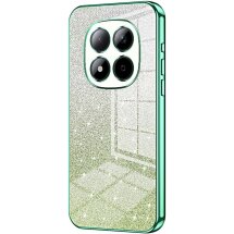 Защитный чехол Deexe Sparkles Cover для Xiaomi Redmi Note 15 Pro 5G - Green: фото 1 з 8