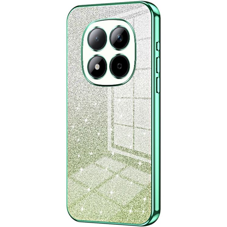 Защитный чехол Deexe Sparkles Cover для Xiaomi Redmi Note 15 Pro 5G - Green (405021G) Защитный чехол Deexe Sparkles Cover для Xiaomi Redmi Note 15 Pro 5G - Green: фото 1 з 8