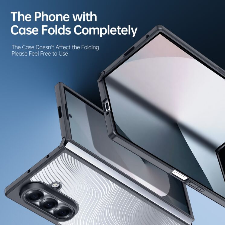 Захисний чохол DUX DUCIS Aimo Series (FF) для Samsung Galaxy Fold 7 - Black: фото 9 з 9