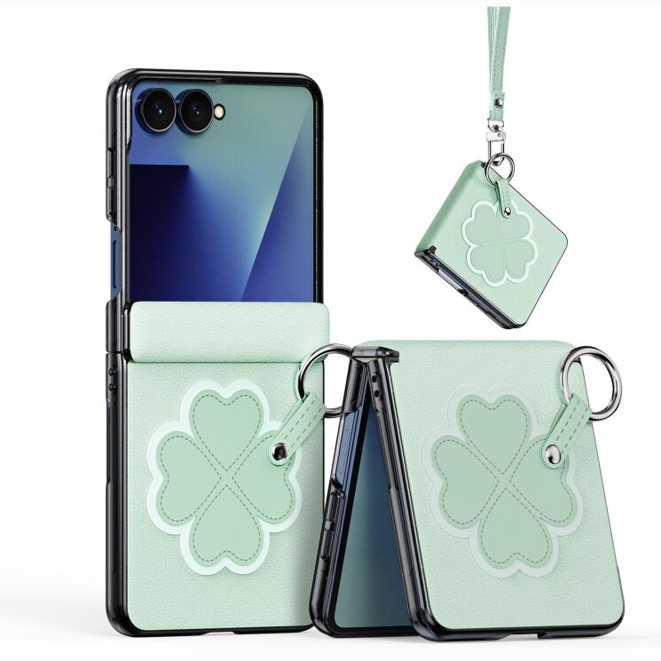 Захисний чохол DUX DUCIS Luvy Series для Samsung Galaxy Flip 8 - Light Green (423522LG) Захисний чохол DUX DUCIS Luvy Series для Samsung Galaxy Flip 8 - Light Green: фото 1 з 10