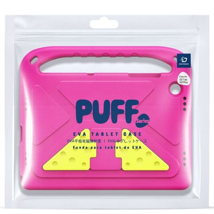 Защитный чехол DUX DUCIS Puff Series для Samsung Galaxy Tab A9 Plus (X210/216) - Pink: фото 9 из 10