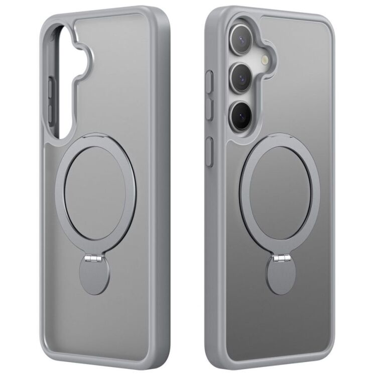 Защитный чехол DUX DUCIS Yind Series Stand для Samsung Galaxy S25 Plus (S936) - Grey: фото 2 из 10