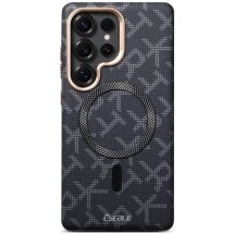 Защитный чехол ESEBLE Letter Pattern Magnetic для Samsung Galaxy S26 Ultra (S948) - Black: фото 1 из 8