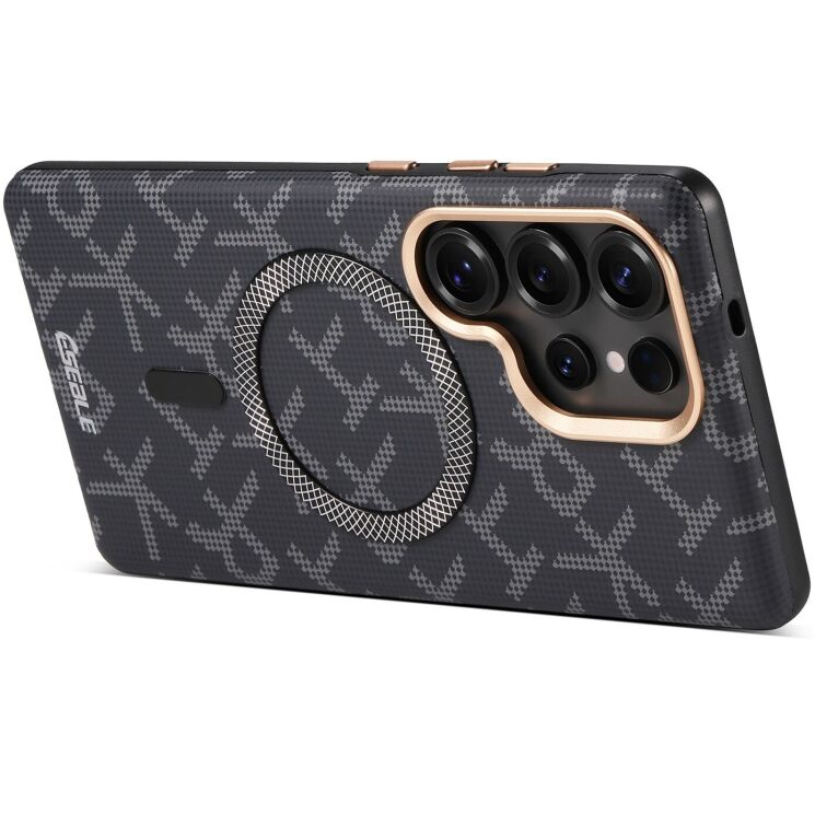 Защитный чехол ESEBLE Letter Pattern Magnetic для Samsung Galaxy S26 Ultra (S948) - Black: фото 6 из 8