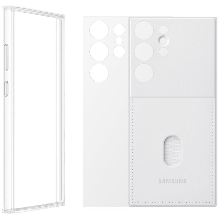 Защитный чехол Frame Case для Samsung Galaxy S23 Ultra (S918) EF-MS918CWEGRU - White: фото 1 из 4