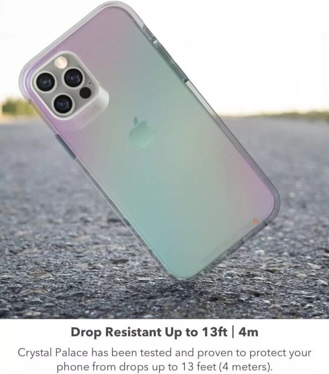Защитный чехол Gear4 Crystal Palace для Apple iPhone 12 / iPhone 12 Pro (702006043) - Iridescent: фото 5 из 9