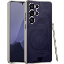 Защитный чехол GKK Circuit Pattern для Samsung Galaxy S25 Ultra (S938) - Purple: фото 1 из 6
