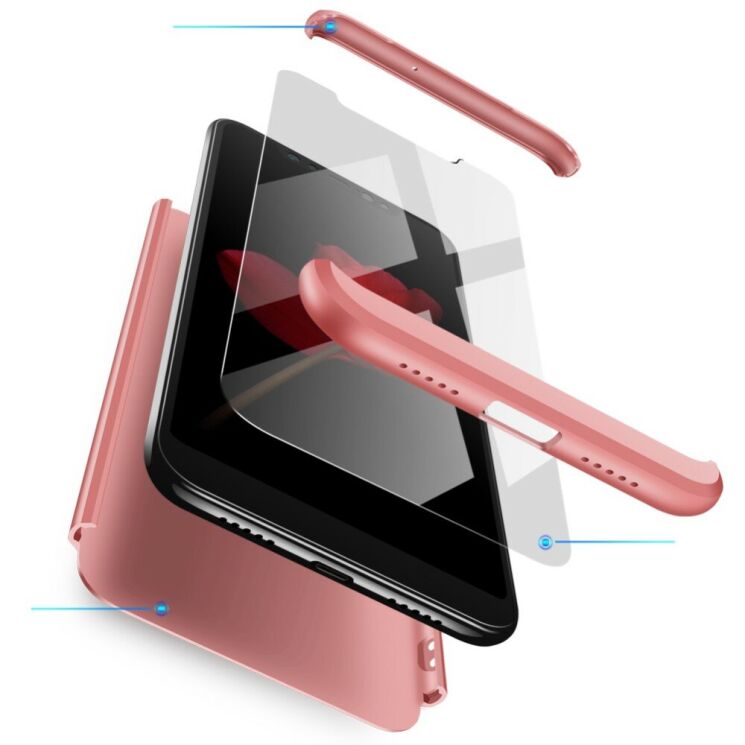 Защитный чехол GKK Double Dip Case для Xiaomi Mi 8 - Rose Gold (139861RG) Защитный чехол GKK Double Dip Case для Xiaomi Mi 8 - Rose Gold: фото 2 из 14