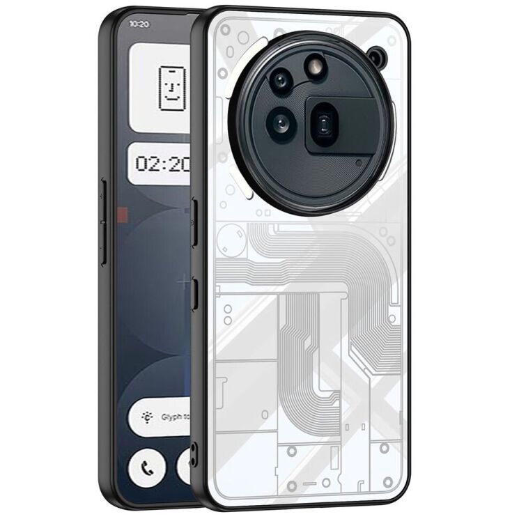 Защитный чехол GKK Futuristic для Nothing Phone (3a) Pro - White: фото 1 из 6