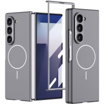 Защитный чехол GKK Magnetic Shell для Samsung Galaxy Fold 7 - Grey: фото 1 из 6