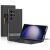 Защитный чехол GKK Wallet Case для Samsung Galaxy S23 Ultra (S918) - Carbon Fiber: фото 1 из 7