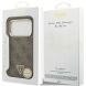 Захисний чохол Guess 4G Triangle Logo MagSafe для iPhone 18 Pro / 17 Pro (GUHMP18LP4GTDGMW) - Brown (423740Z). Фото 7 з 7