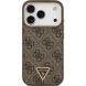 Захисний чохол Guess 4G Triangle Logo MagSafe для iPhone 18 Pro / 17 Pro (GUHMP18LP4GTDGMW) - Brown (423740Z). Фото 2 з 7
