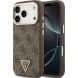 Захисний чохол Guess 4G Triangle Logo MagSafe для iPhone 18 Pro / 17 Pro (GUHMP18LP4GTDGMW) - Brown (423740Z). Фото 1 з 7