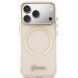 Защитный чехол Guess IML Script Metal MagSafe для iPhone 17 Pro Max (GUHMP17X5HTCSMSP) - Pink (402880P). Фото 2 из 9