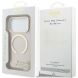 Защитный чехол Guess IML Script Metal MagSafe для iPhone 17 Pro Max (GUHMP17X5HTCSMSP) - Pink (402880P). Фото 8 из 9