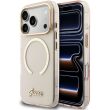 Защитный чехол Guess IML Script Metal MagSafe для iPhone 17 Pro Max (GUHMP17X5HTCSMSP) - Pink (402880P)