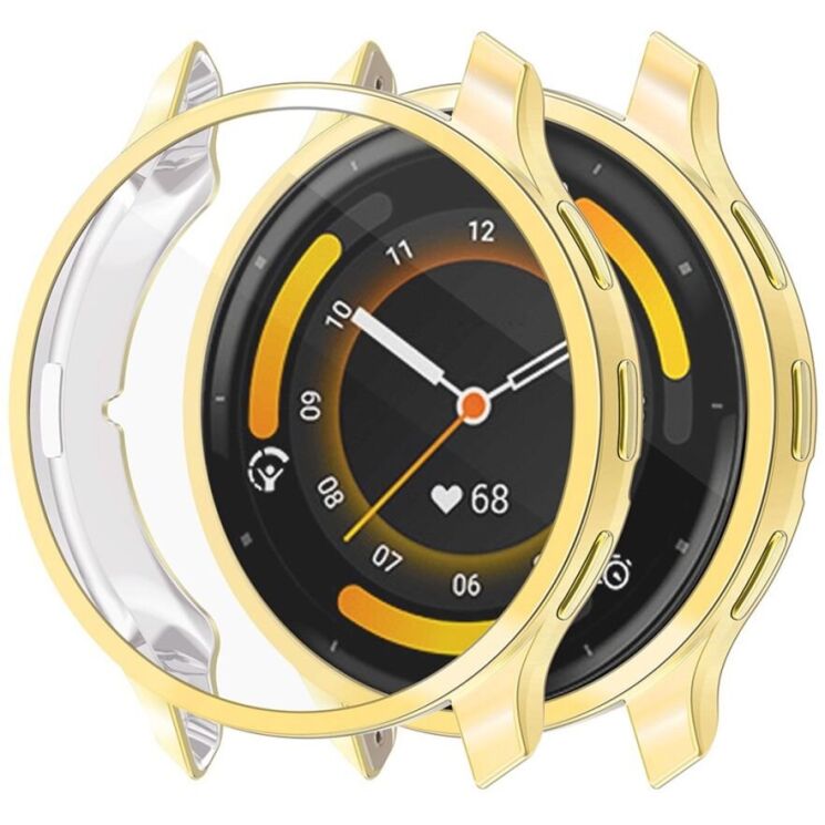 Защитный чехол HAT PRINCE Protective Frame для Garmin Venu 3S - Gold: фото 1 из 8
