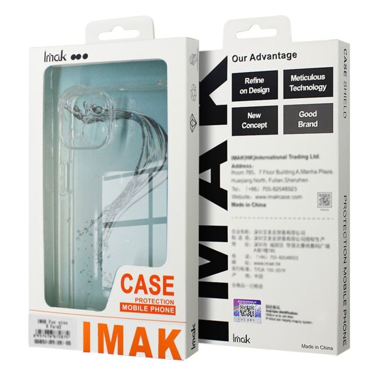 Защитный чехол IMAK Airbag MAX Case для Samsung Galaxy S24 - Transparent: фото 7 из 7