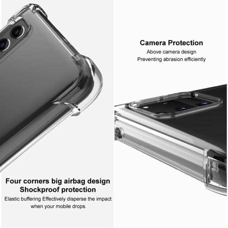 Защитный чехол IMAK Airbag MAX Case для Samsung Galaxy S24 - Transparent: фото 3 из 7