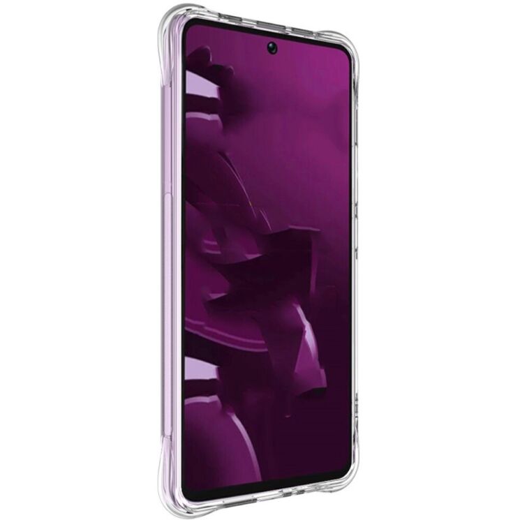 Защитный чехол IMAK Airbag MAX Case для Xiaomi Poco M7 Pro - Transparent: фото 2 из 8