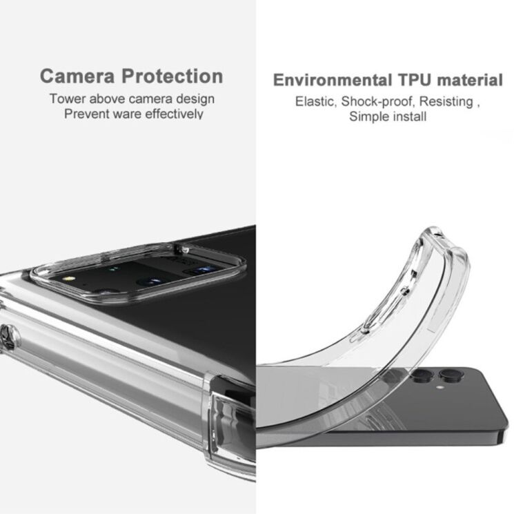 Защитный чехол IMAK Airbag MAX Case для Xiaomi Poco X7 Pro - Black: фото 7 из 11