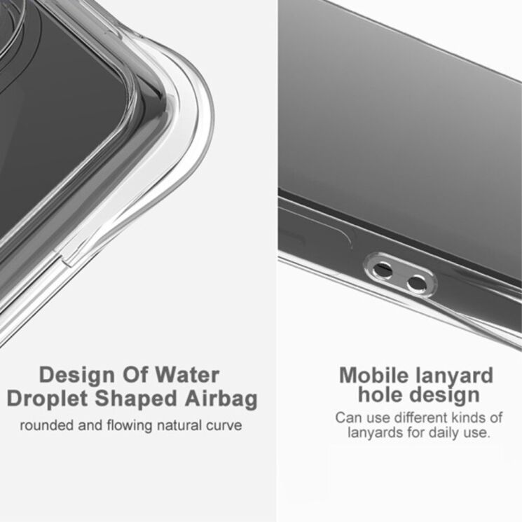 Защитный чехол IMAK Airbag MAX Case для Xiaomi Poco X7 Pro - Black: фото 5 из 11
