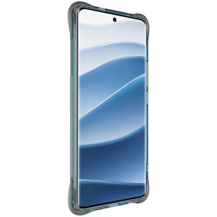 Защитный чехол IMAK Airbag MAX Case для Xiaomi Redmi Note 14 Pro 5G / Poco X7 - Transparent Black: фото 3 из 11