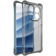 Защитный чехол IMAK Airbag MAX Case для Xiaomi Redmi Note 14 Pro 5G / Poco X7 - Transparent Black: фото 1 из 11