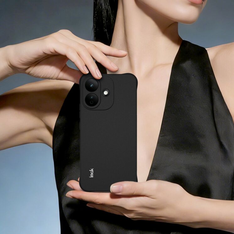 Захисний чохол IMAK Airbag Sand Case для Xiaomi Redmi Note 17 Pro - Matte Black: фото 2 з 8