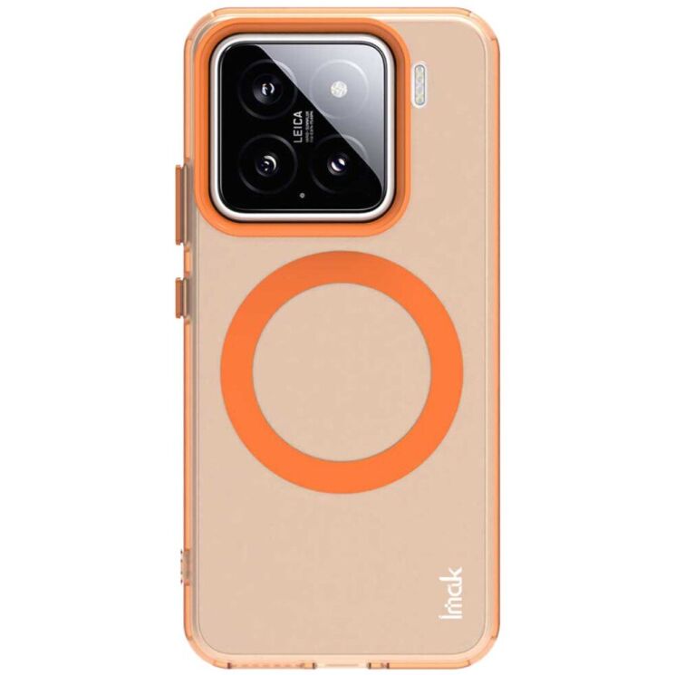 Защитный чехол IMAK Candy Series Magnetic для Xiaomi 15 - Orange: фото 2 из 7