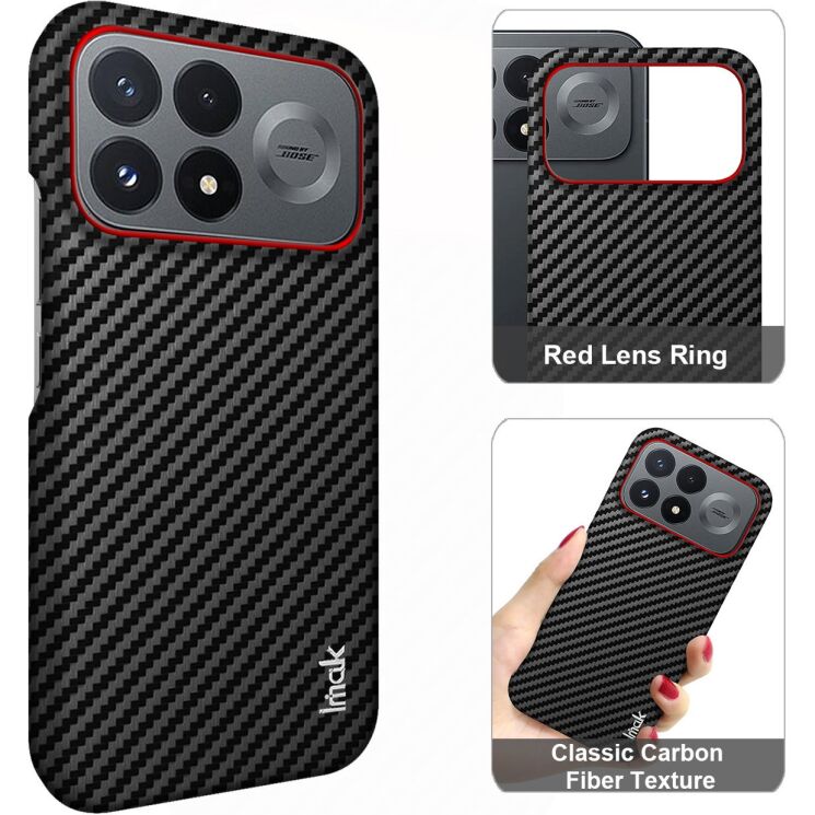 Защитный чехол IMAK Carbon Guard для Xiaomi Poco F9 Pro - Carbon Fiber (429129C) Защитный чехол IMAK Carbon Guard для Xiaomi Poco F9 Pro - Carbon Fiber: фото 2 из 8