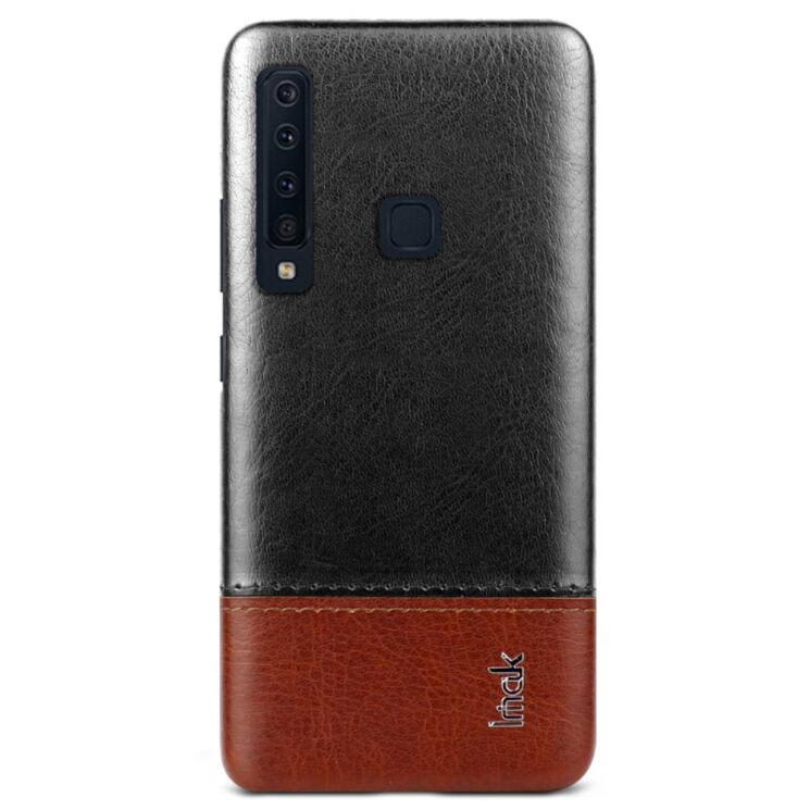 Защитный чехол IMAK Leather Series для Samsung Galaxy A9 2018 (A920) - Black / Brown: фото 3 из 9