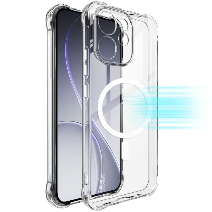 Защитный чехол IMAK Space Shield MagSafe для OPPO Reno 15 F/FS - Transparent: фото 1 из 11