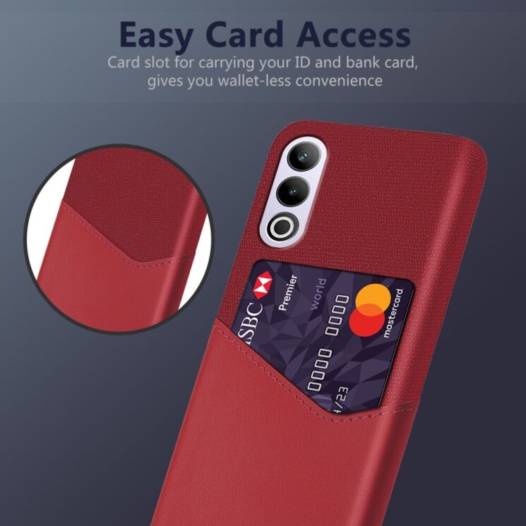 Защитный чехол KSQ Business Pocket для OnePlus Ace 3V - Red: фото 3 из 4