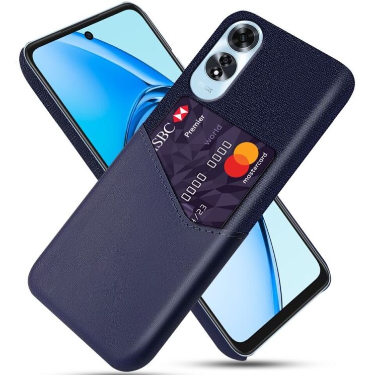 Защитный чехол KSQ Business Pocket для OPPO A60 - Blue: фото 1 из 4