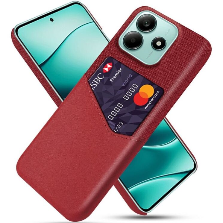 Защитный чехол KSQ Business Pocket для Xiaomi Redmi Note 14 5G - Red: фото 1 из 4
