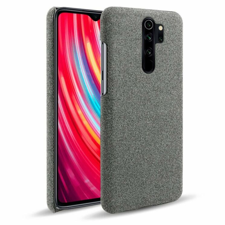 Защитный чехол KSQ Cloth Style для Xiaomi Redmi Note 8 Pro - Dark Grey: фото 1 из 5