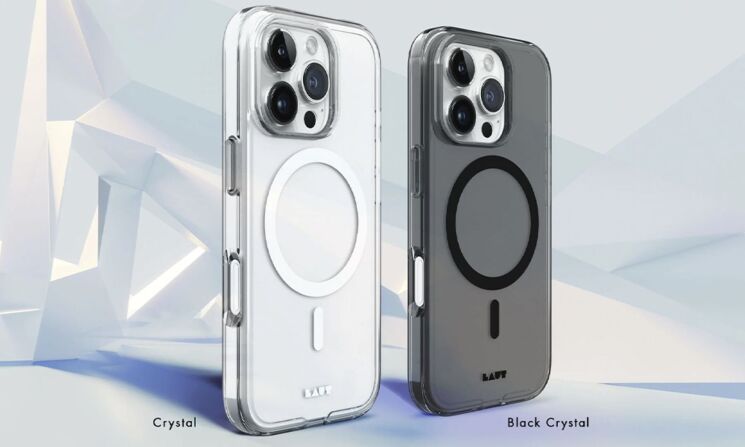 Защитный чехол Laut CRYSTAL-M для Apple iPhone 16 Pro Max - Clear Black: фото 8 из 10
