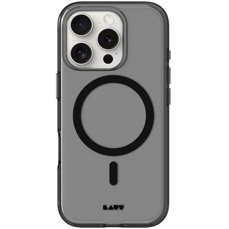 Защитный чехол Laut CRYSTAL-M для Apple iPhone 16 Pro Max - Clear Black: фото 1 из 10