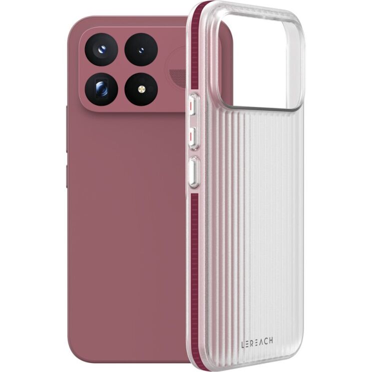 Защитный чехол LEREACH TOC Series для Xiaomi Poco F9 Ultra - Cherry: фото 2 из 12