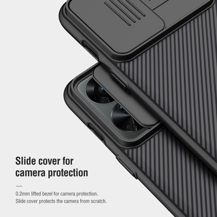 Защитный чехол NILLKIN CamShield Case для OnePlus Nord 2T - Blue: фото 7 из 18