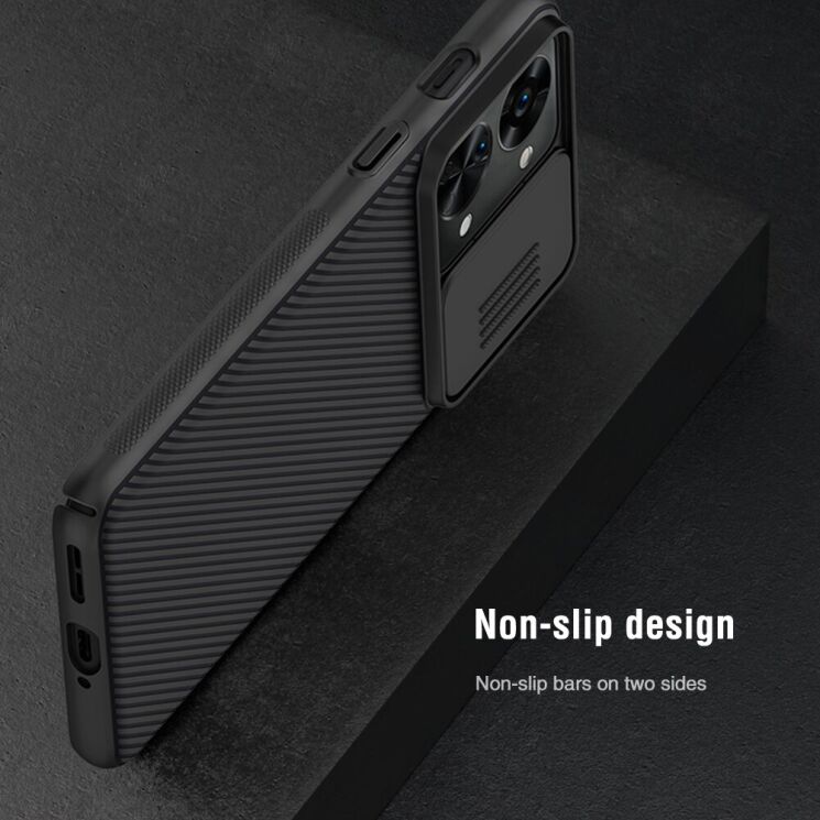 Защитный чехол NILLKIN CamShield Case для OnePlus Nord 2T - Blue: фото 11 из 18