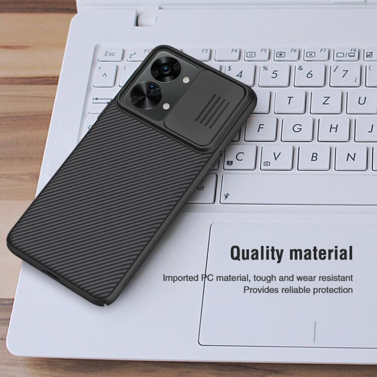 Защитный чехол NILLKIN CamShield Case для OnePlus Nord 2T - Blue: фото 13 из 18