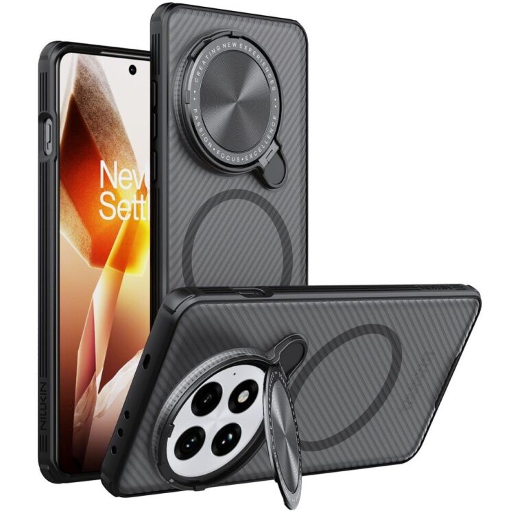 Защитный чехол NILLKIN CamShield Prop Magnetic (Clear Version) для OnePlus 13 - Black: фото 1 из 14